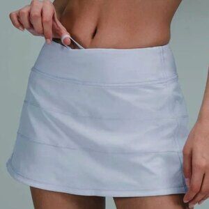 Lululemon Athletica Pace Rival Midi-Rise Pastel Blue Skirt